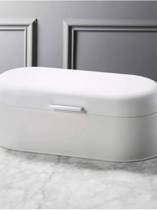 CB2 Other - CB2 MATTE WHITE RECTANGULAR BREAD BOX